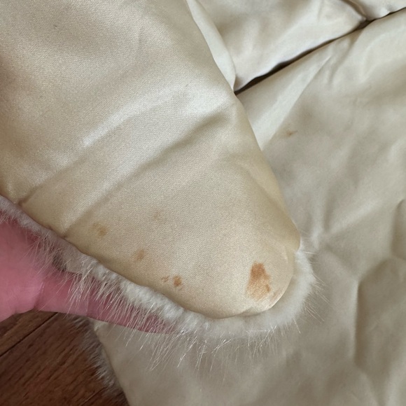 Lazarus Columbus furs natural light brown mink royal quality cape poncho - Picture 11 of 12